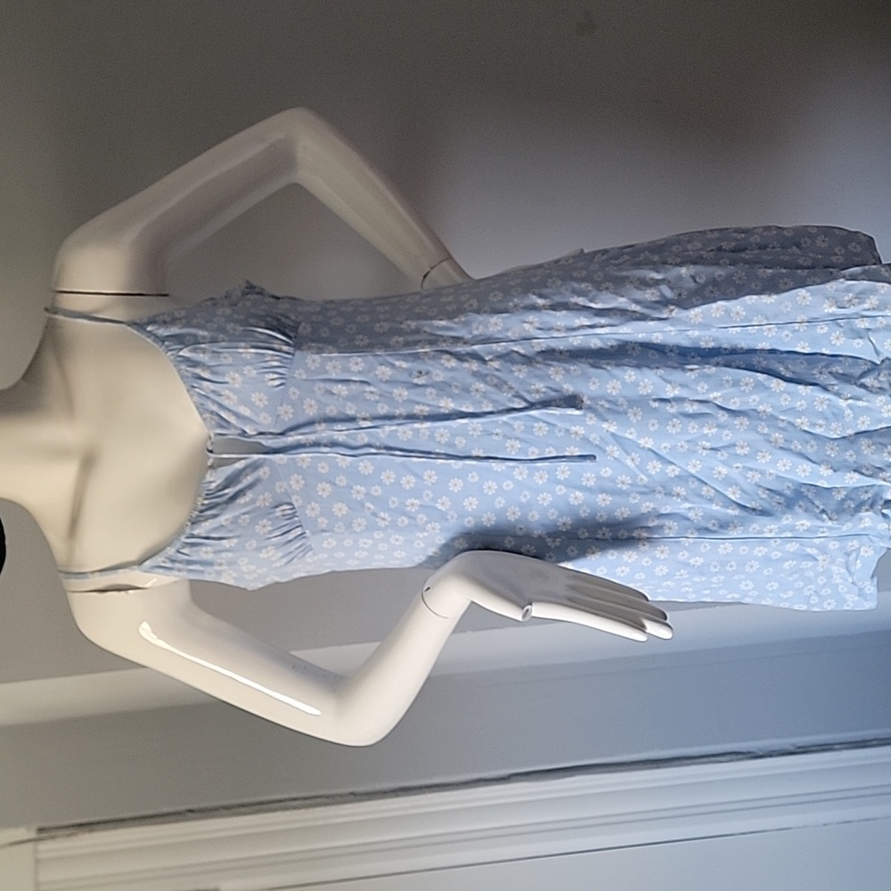 Aeropostale Light Blue Daisy Dress